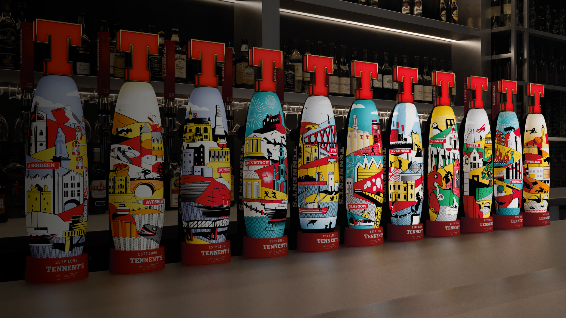 Tennent's Lager Fount